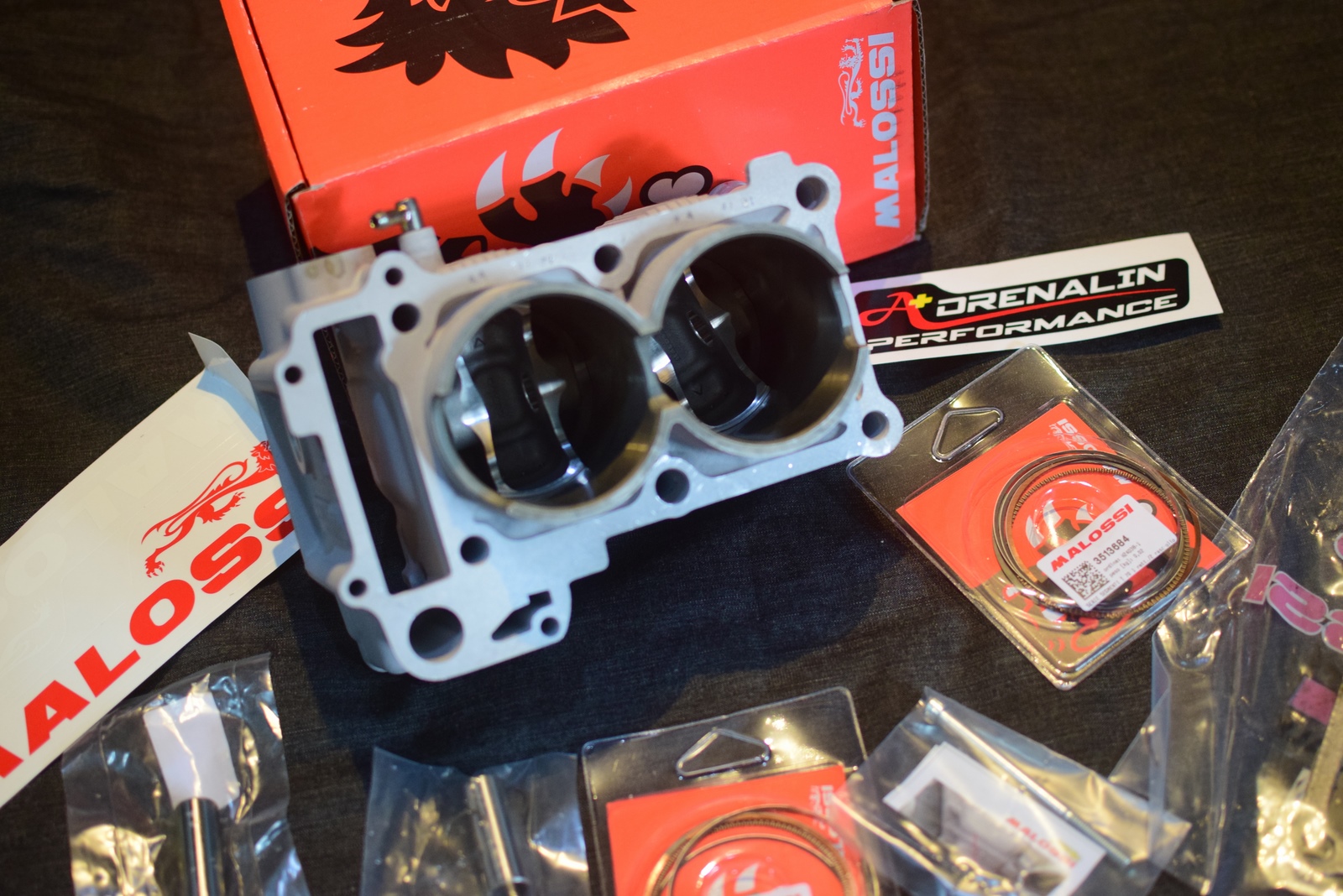 Malossi ชุดอัพซีซี จาก 530 เป็น 560cc ลูกสูบใหญ่ขึ้นพร้อมเสื้อ