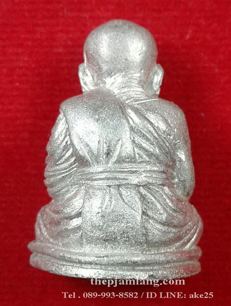 หลวงพ่อทวด(2) พิมพ์เลขใต้ฐานเพชรกลับ พระอาจารย์แดง รุ่นกฐิน 54 ลังกาสุกะ เนื้อปีกเครื่องบิน (อุดกริ่ง) ปี 2554