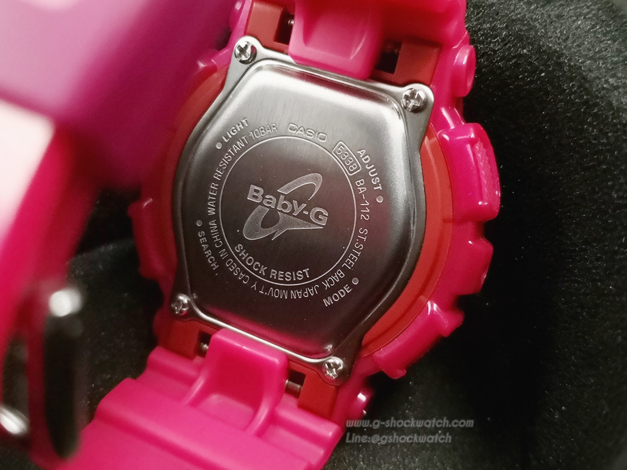 CASIO BABY-G นาฬิกาข้อมือ นาฬิกากันน้ำ นาฬิกาของแท้ ประกันศูนย์ CMG 1 ปี รุ่น BA-112-4A