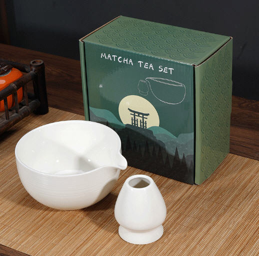 ถ้วยชงชา+แท่นวางแปรง