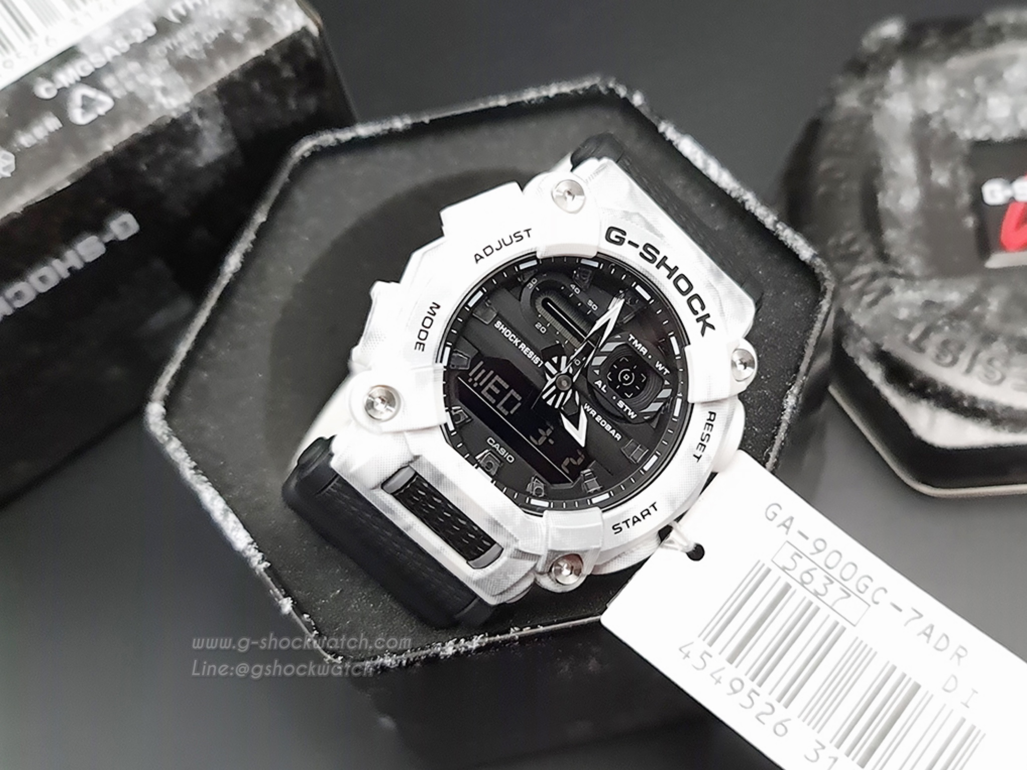 CASIO G-SHOCK นาฬิกาข้อมือ นาฬิกากันน้ำ นาฬิกาของแท้ ประกันศูนย์ CMG 1 ปี รุ่น GA-900GC-7A