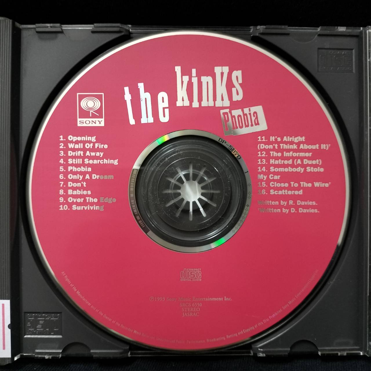 The Kinks – Phobia / JAPAN / แผ่นดี