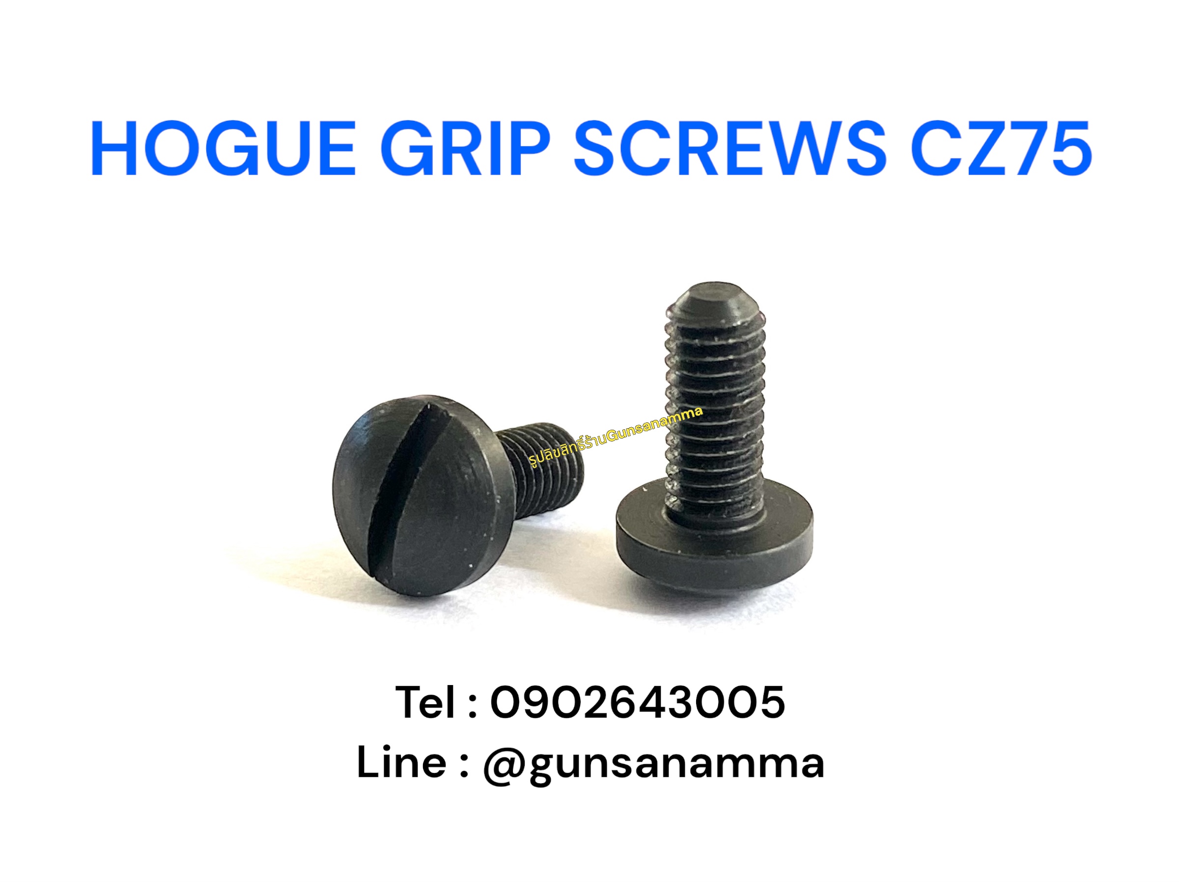 HOGUE GRIP SCREWS CZ75 (สีเงิน)