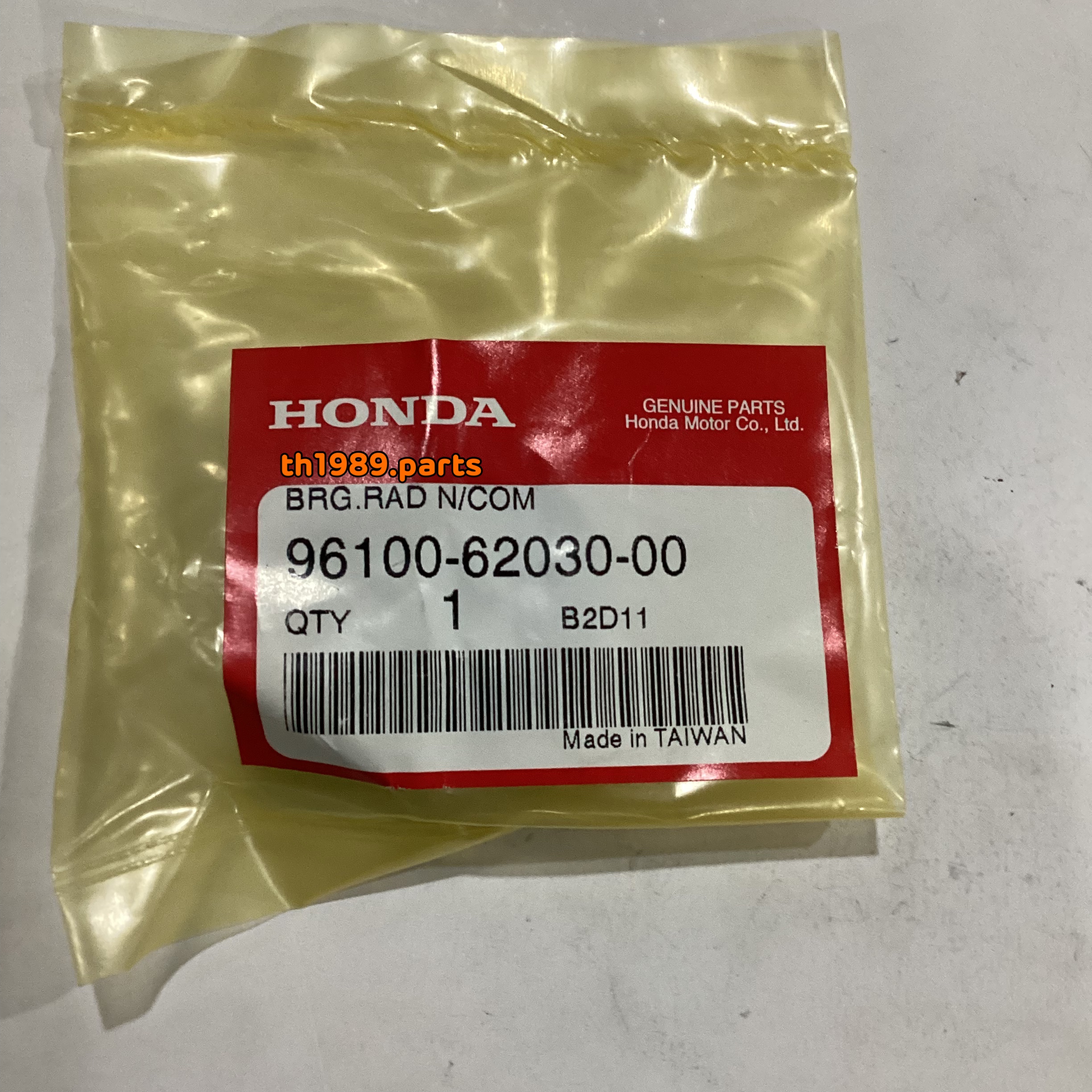 96100-62030-00 ลูกปืนตลับ6203 DREAM WAVE110I WAVE125I NICE110 CBR150R อะไหล่แท้ HONDA