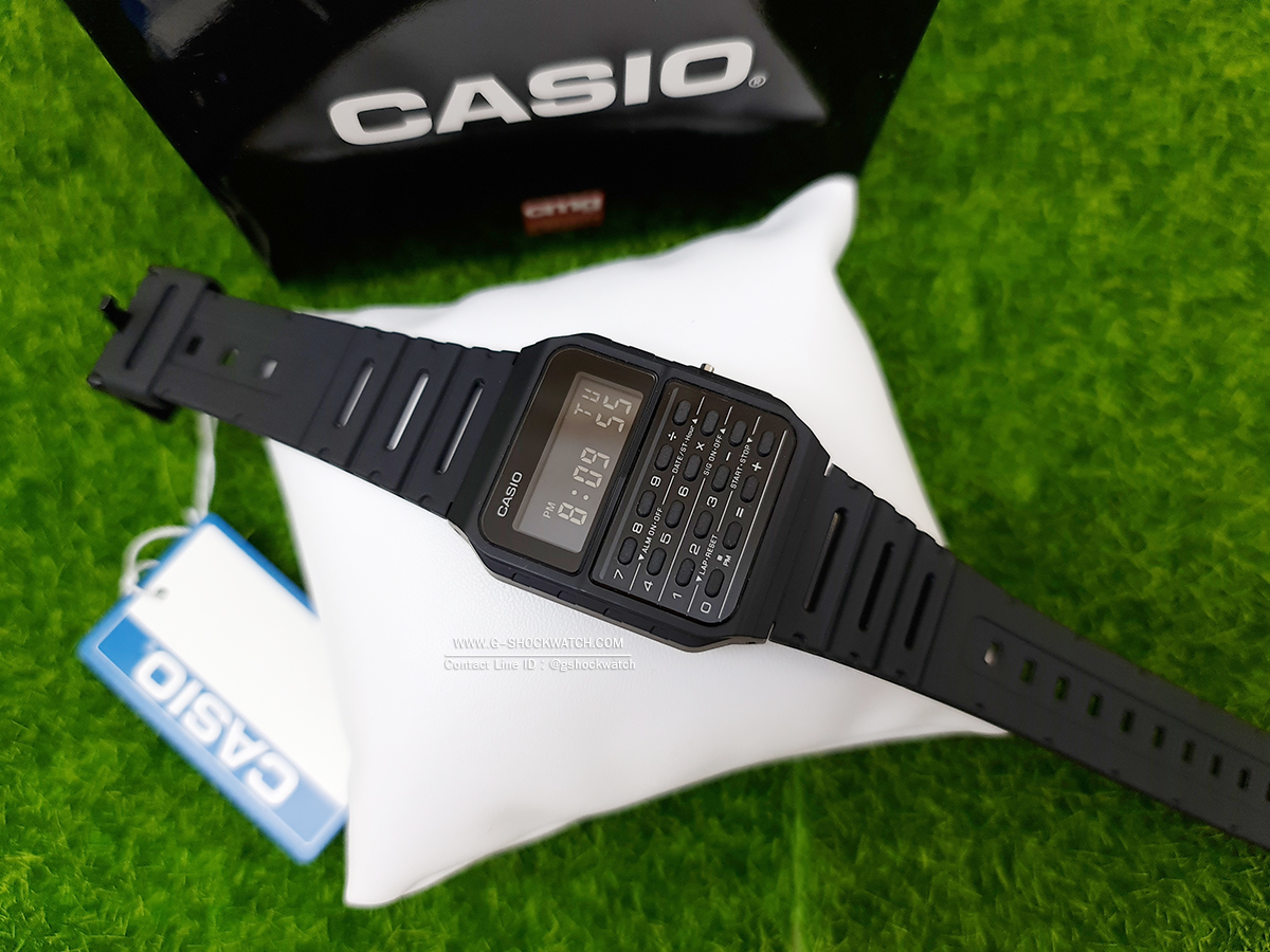 CASIO นาฬิกาข้อมือ นาฬิกากันน้ำ นาฬิกาของแท้ ประกันศูนย์ CMG 1 ปี รุ่น CA-53WF-1B