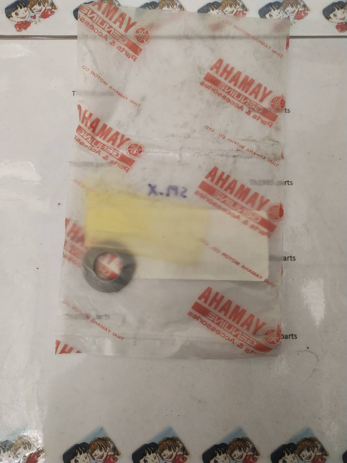 90208-12050 แหวนรอง แหวนสปริงตรงคลัทช์ทางเดียว NOUVO , MIO , FINO คาร์บู อะไหล่แท้ YAMAHA