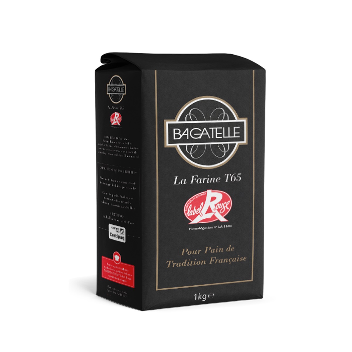Bagatelle T65 LABEL ROUGE FLOUR 1KG แป้งฝรั่งเศสสำหรับขนมปังเปลือกแข็ง (01-7332)