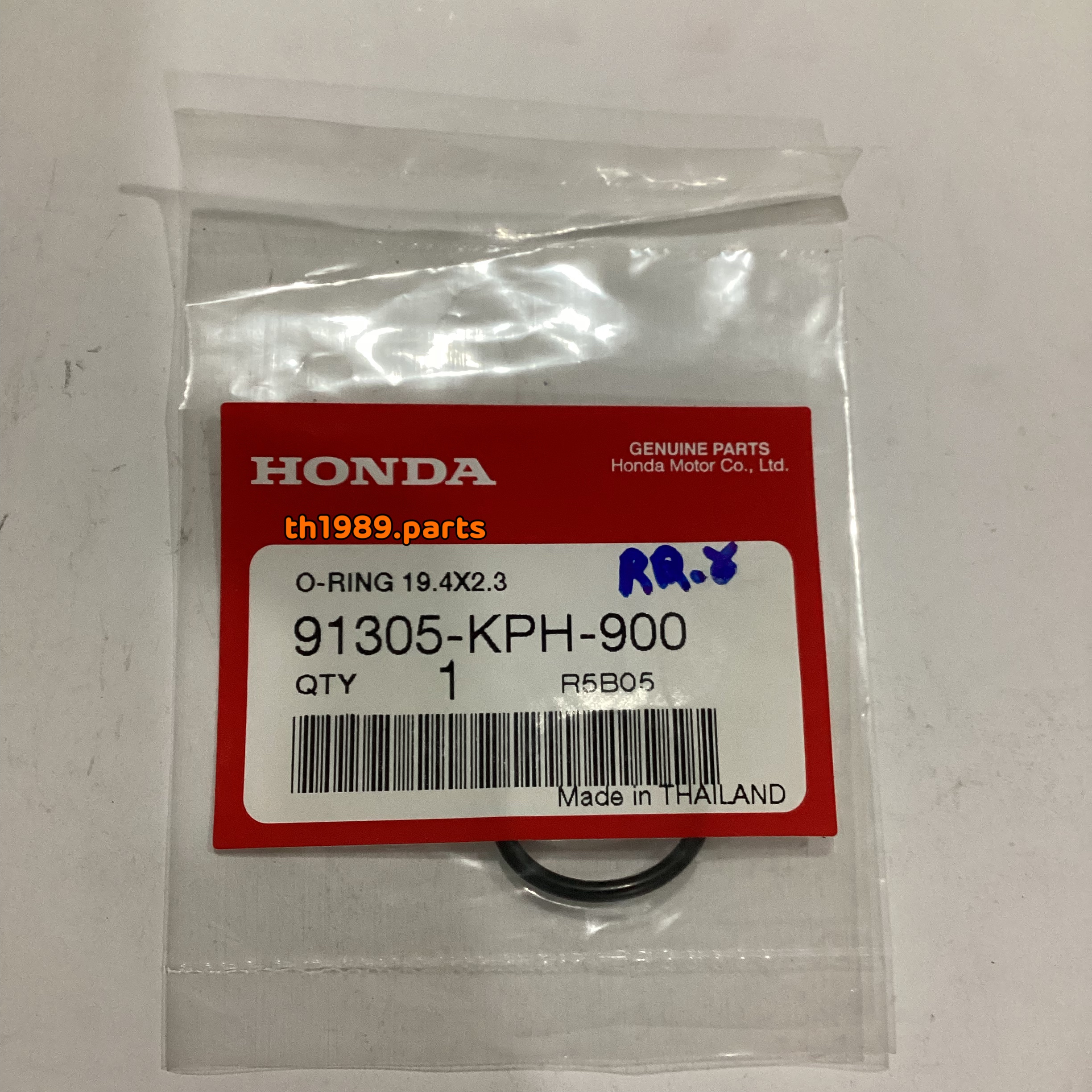 91305-KPH-900 โอริง 19.4X2.3 WAVE125R WAVE125X WAVE125I ปี2005,2010 ไฟเลี้ยวบังลม อะไหล่แท้ HONDA