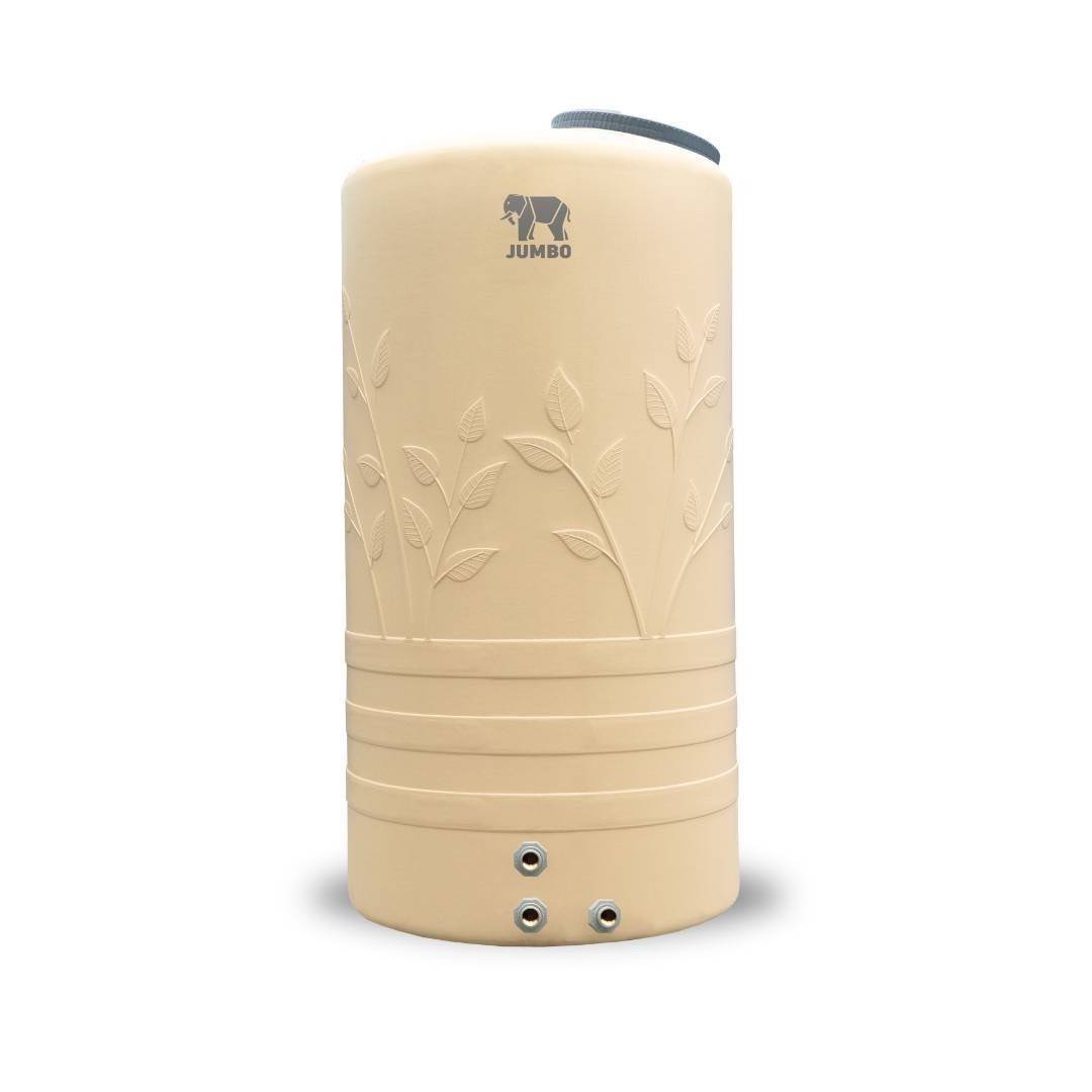 ถังเก็บน้ำบนดินPE จัมโบ้ COZY Cream ขนาด 1000 ลิตร รุ่น JCZ1000C ป้องกันตะไคร่น้ำ **แถมลูกลอยฟรี**