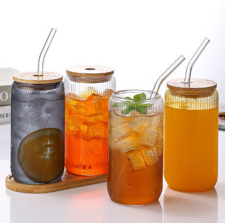 แก้วใส,แก้วใสพร้อมหลอด,แก้วใส+ฝาไม้+หลอด,500ml