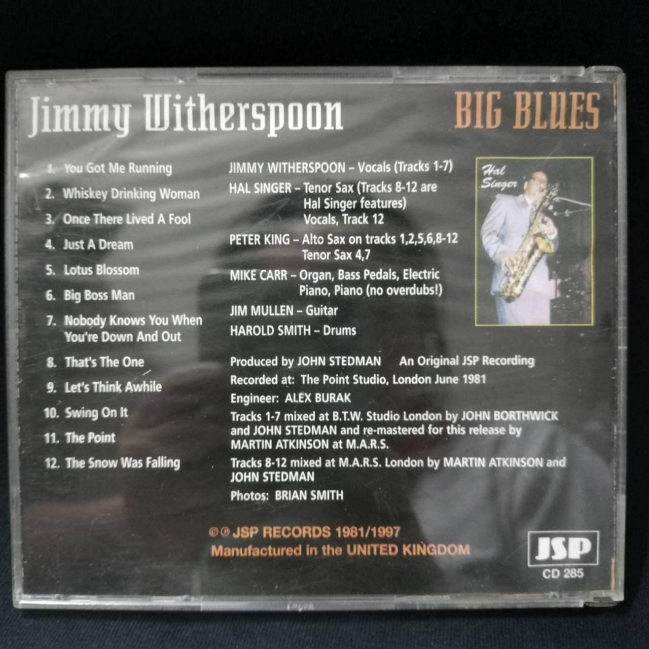 Jimmy Witherspoon – Big Blues / ไม่ระบุ / มีรอยบ้าง
