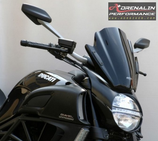 ชิวหน้า MRA ทรง Sport (DS) สำหรับ Ducati Diavel ปี 2011 ขึ้นไป