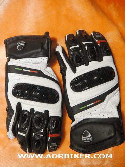 ถุงมือหนังแท้ผสมเนื้อผ้า รุ่น DUCATI DIAVEL\'14 by REV\'IT