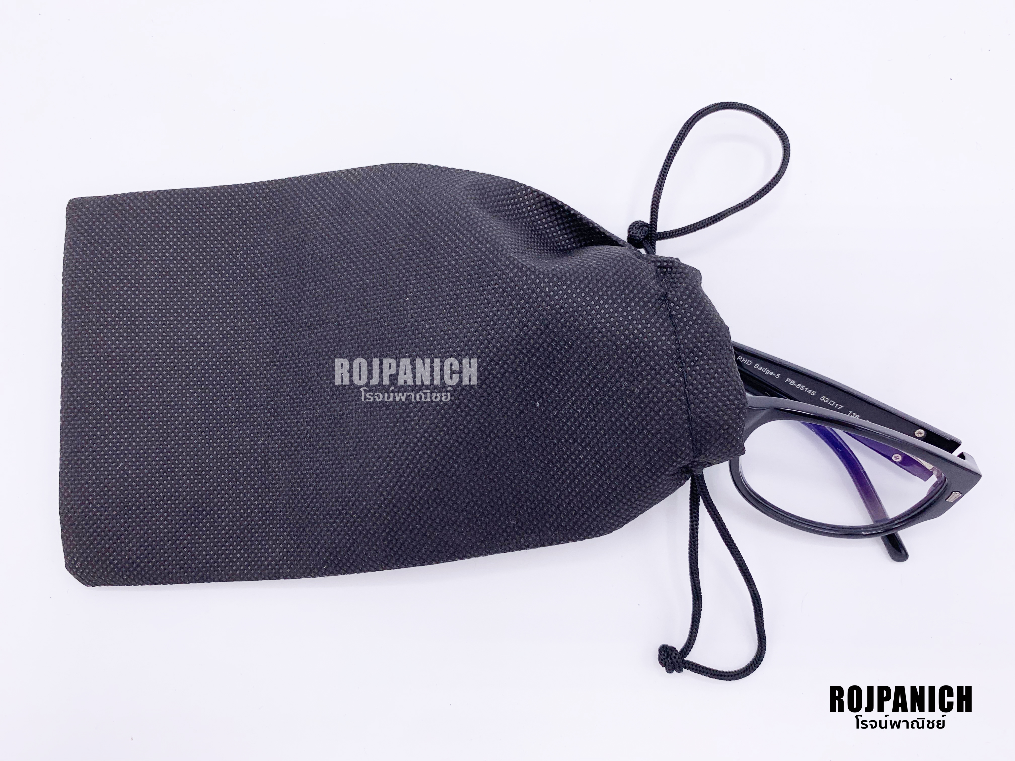 ถุงผ้าใส่แว่นหูรูด