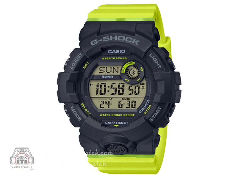 CASIO G-SHOCK นาฬิกาข้อมือ นาฬิกากันน้ำ นาฬิกาของแท้ ประกันศูนย์ CMG 1 ปี รุ่น GMD-B800SC-1B