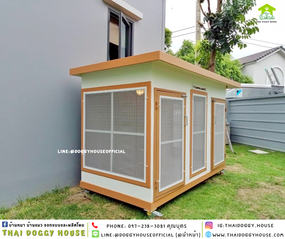 บ้านหมา แบ่ง 𝟐 ห้อง แบบบ้าน 𝑩𝑶𝑿 𝑺𝑻𝒀𝑳𝑬