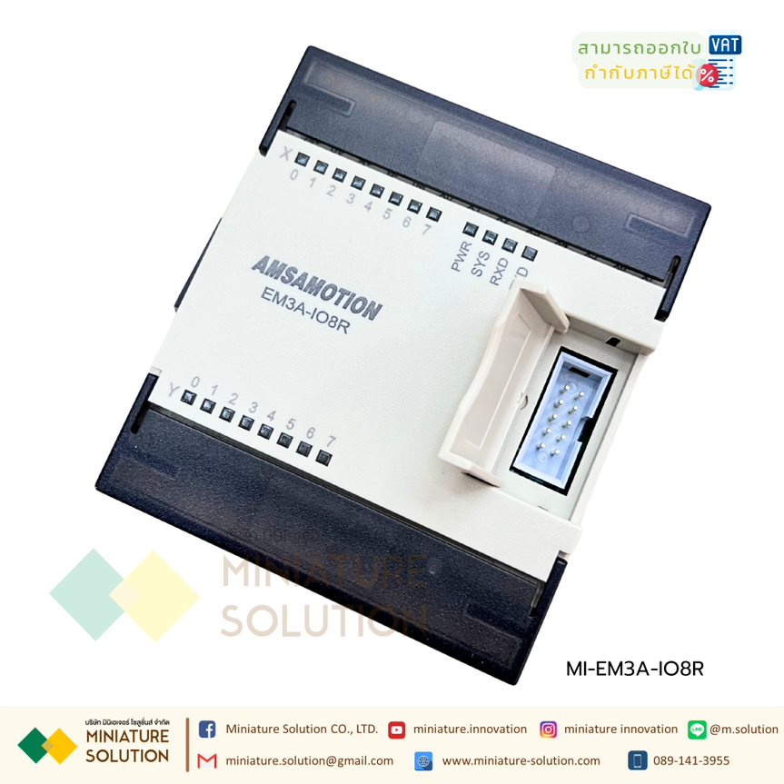 AMSAMOTION PLC expansion module IO DI 8 DO 8 (EM3A-IO8R)