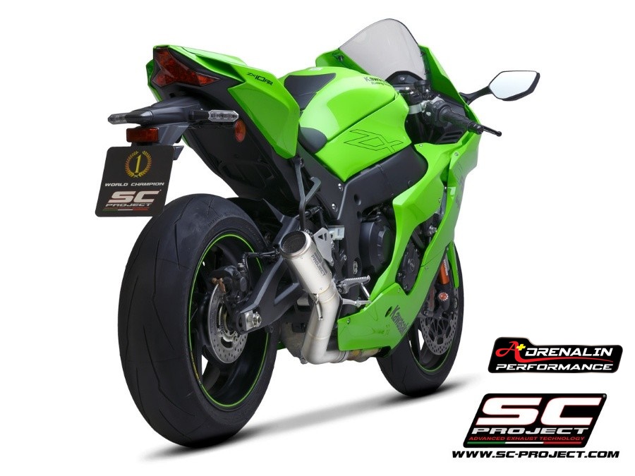 ท่อ SC-Project รุ่น CRT ไทเทเนียม สำหรับ ZX10R 2023+ (For Exhibition only)