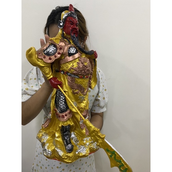 กวนอู เทพเจ้ากวนอู องค์ใหญ่ สูง18 นิ้ว กว้าง9นิ้ว