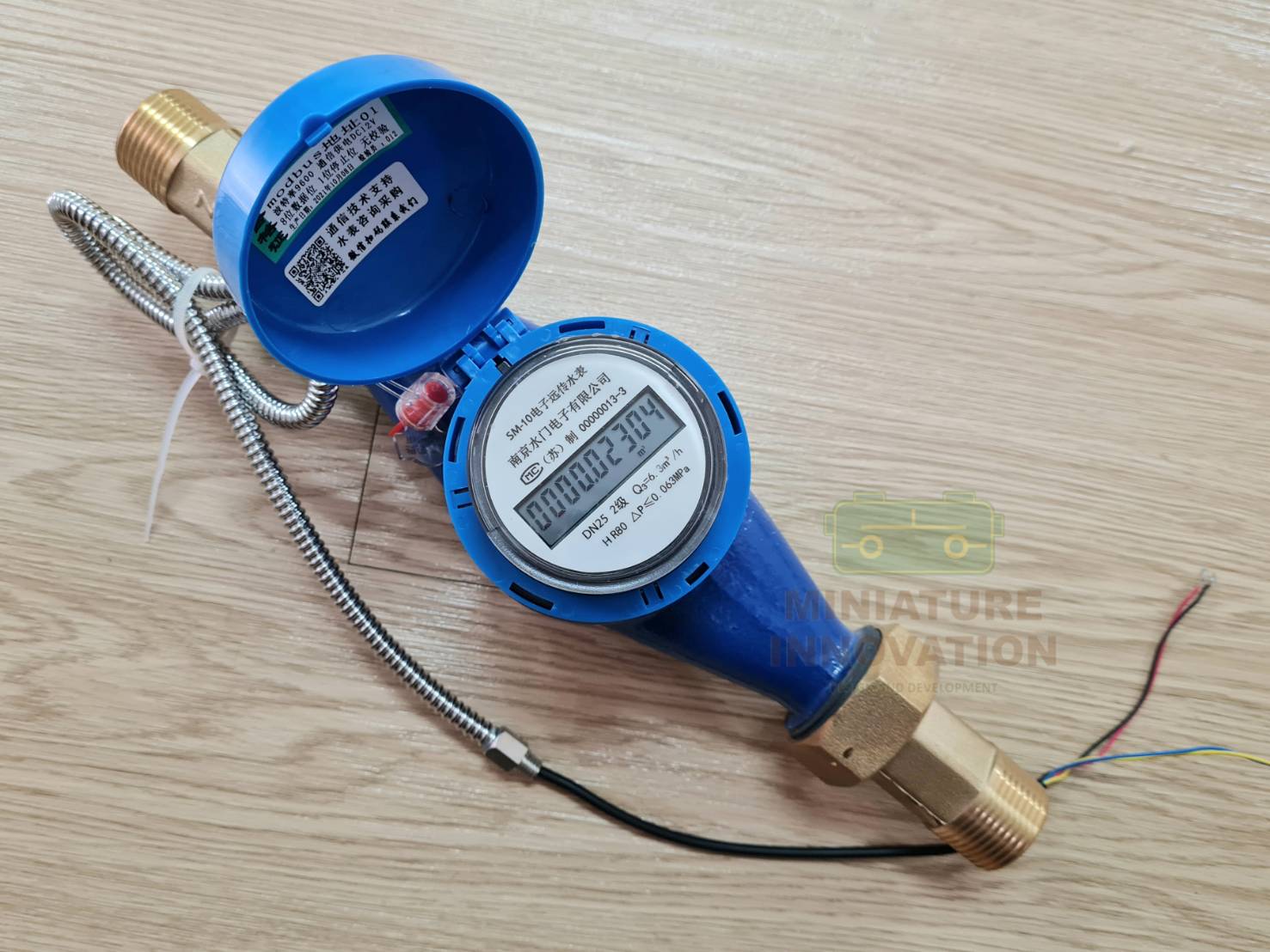 ดิจิตอล มิเตอร์วัดการใช้น้ำ RS485 Water Flow Meter RS485 MODBUS output DN25 1"