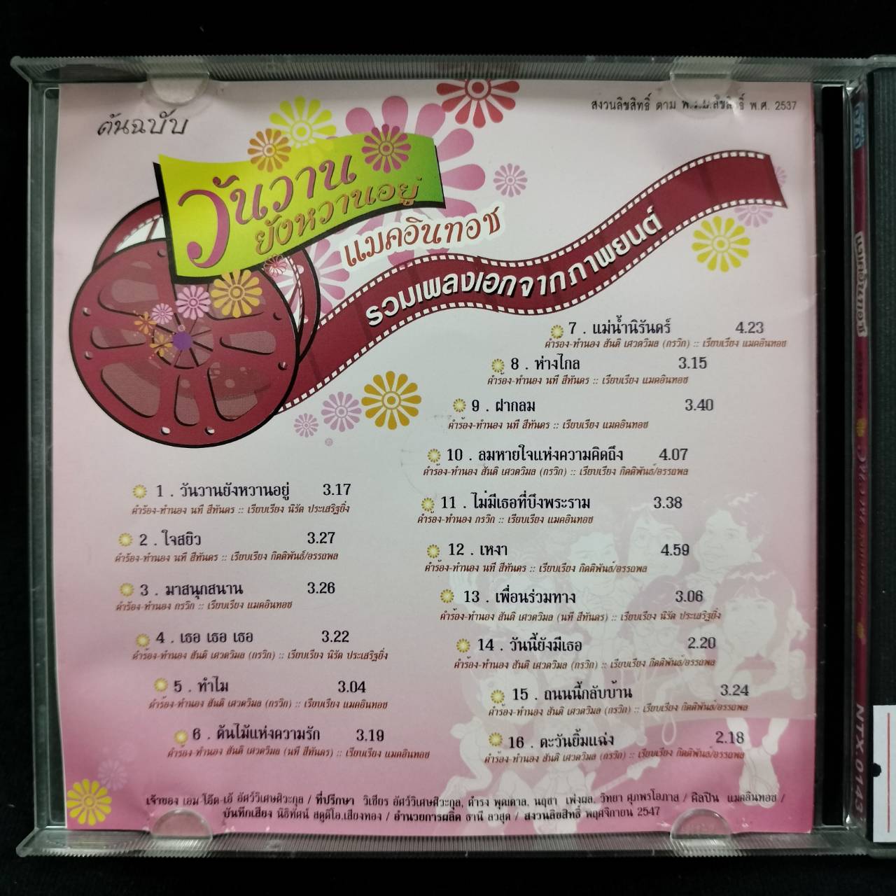 แมคอินทอช – วันวานยังหวานอยู่ / ฝากล่องร้าว / แผ่นดี