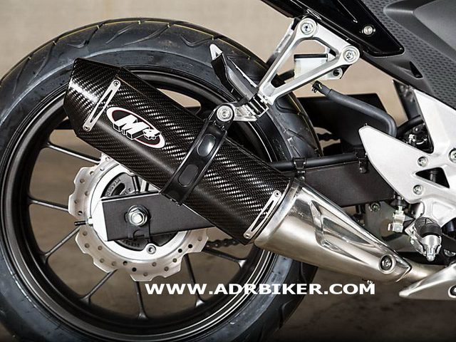 ท่อ M4 Slip-on Carbon สำหรับ CBR500, CB500X, CB500F ปี 2013-16 (For Exhibition only)