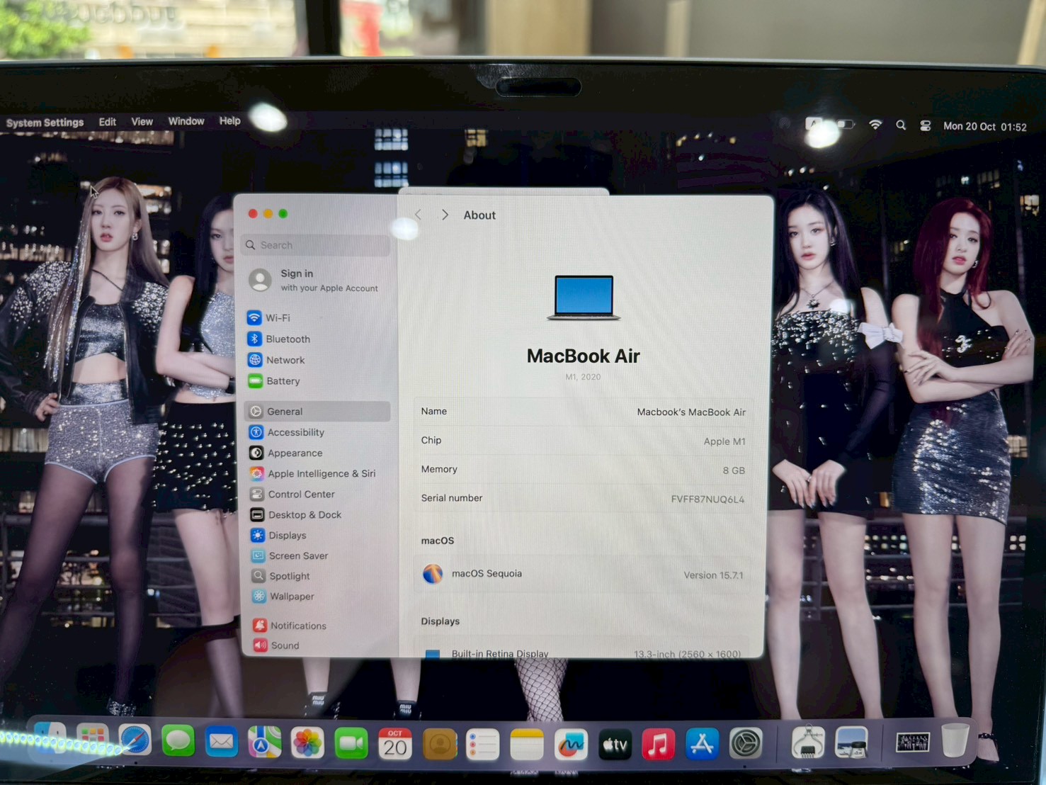 MacBook Air 13" (M1 ปี 2020) 8/256GB Space Gray