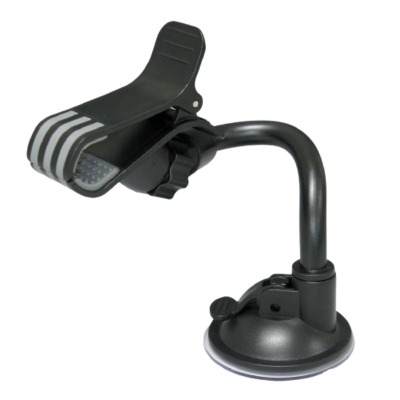 TOKAI แท่นวางมือถือติดกระจกรถยนต์ พร้อมฐานล็อค Car Holder รุ่น 1331 Suction Cup ก้านยาวหักโค้งตามใจ (สีดำ)