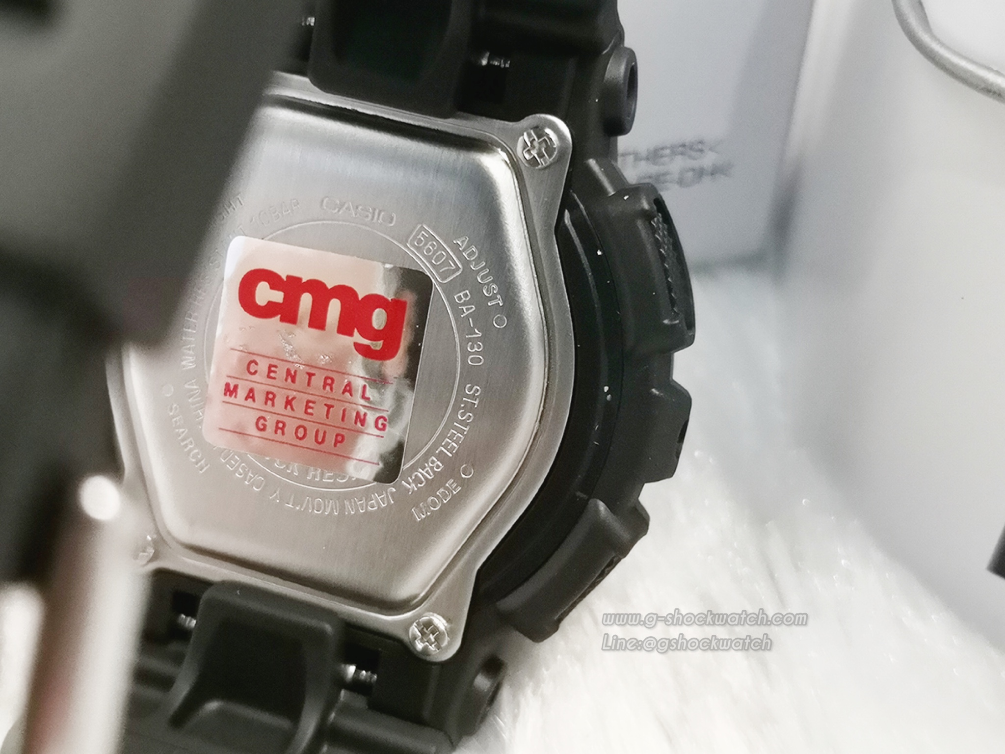 CASIO BABY-G นาฬิกาข้อมือ นาฬิกากันน้ำ นาฬิกาของแท้ ประกันศูนย์ CMG 1 ปี รุ่น BA-130-1A2