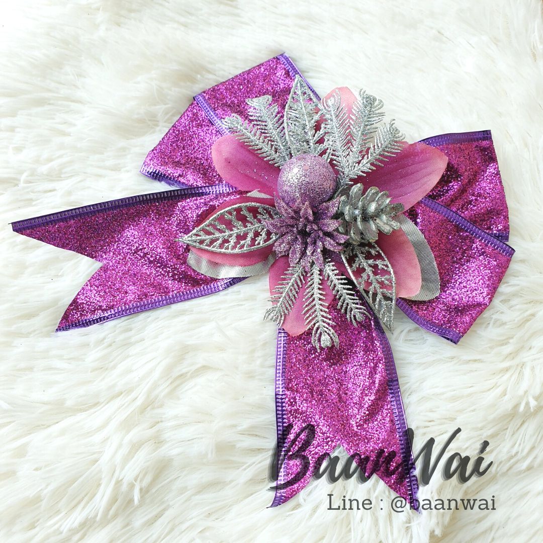 โบว์ติดกระเช้า (ขนาดกลาง)