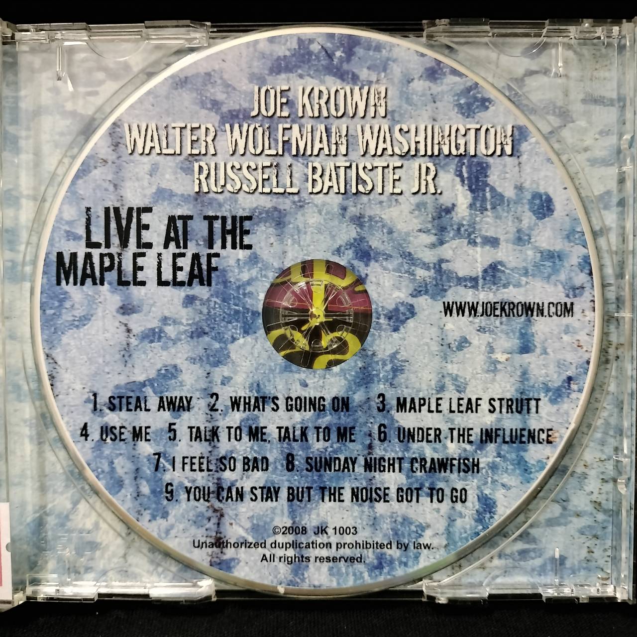 Joe Krown, Walter Wolfman Washington, Russell Batiste Jr. – Live At The Maple Leaf / ไม่ระบุ / แผ่นดี
