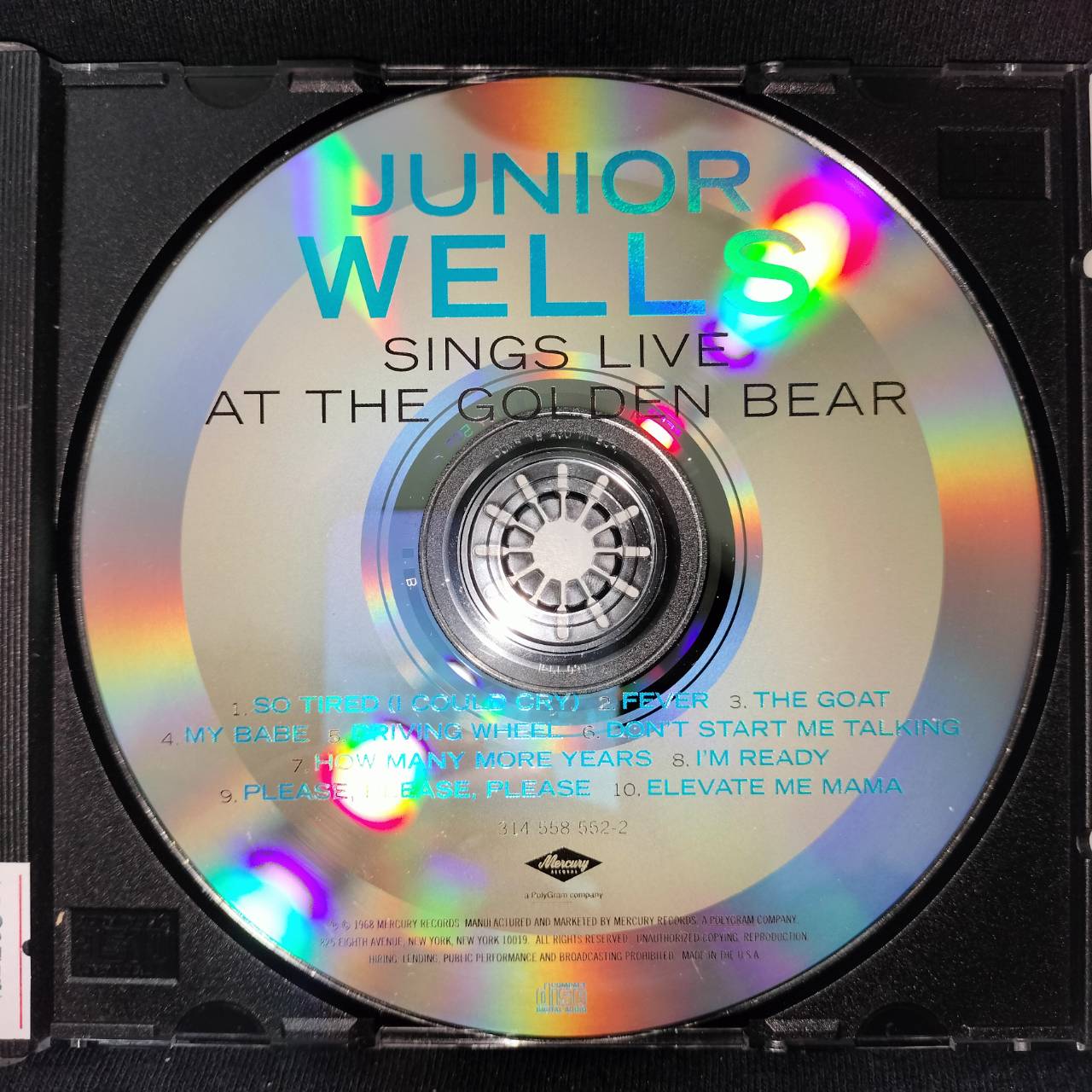 Junior Wells – Sings Live At The Golden Bear / USA / แผ่นสวย