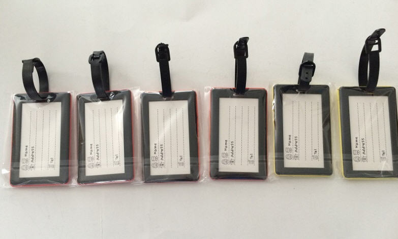 ป้ายติดกระเป๋าเดินทาง,Luggage Tag,แท็กติดกระเป๋ายางหยอด,ป้ายห้อยกระเป๋า