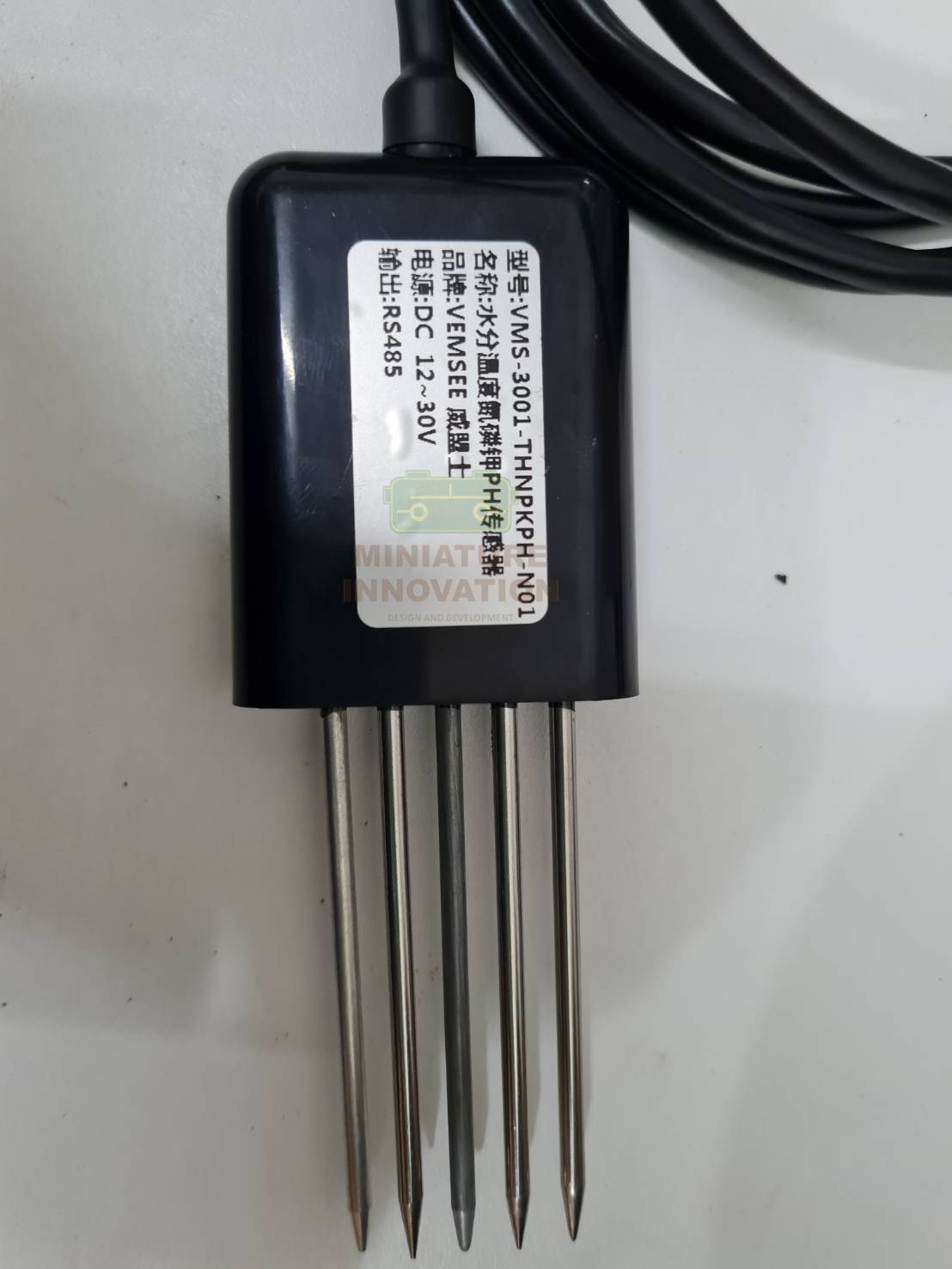 Soil PH NPK Temperature Moisture Comprehensive Digital Meter Sensor เซ็นเซอร์วัดค่าธาตุ สารอาหารในดินแบบ all in one 6 sensor
