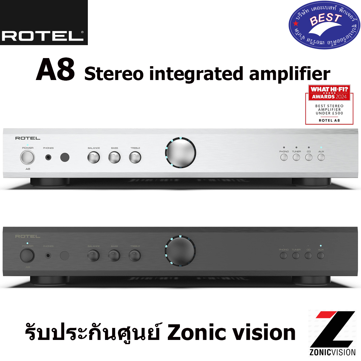Rotel A8 Stereo integrated amplifier