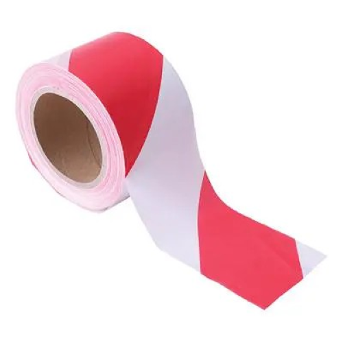 เทปกั้นเขต เซเวนไทม์ สีดำ-เหลือง / สีขาว-แดง