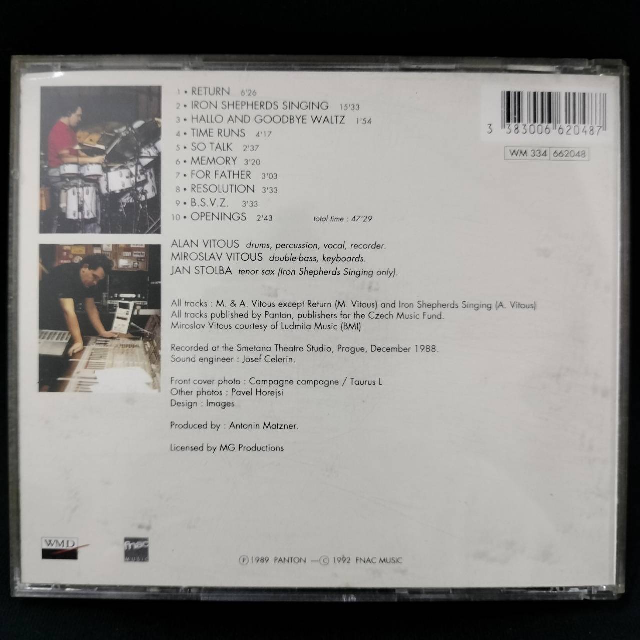 Alan & Miroslav Vitous – Return / ไม่ระบุ / แผ่นดี