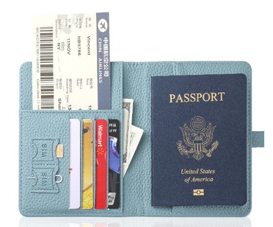 ซองใส่พาสปอร์ต,ซองPUใส่พาสปอร์ต,กระเป๋าใส่Passport,ซองใส่หนังสือเดินทาง