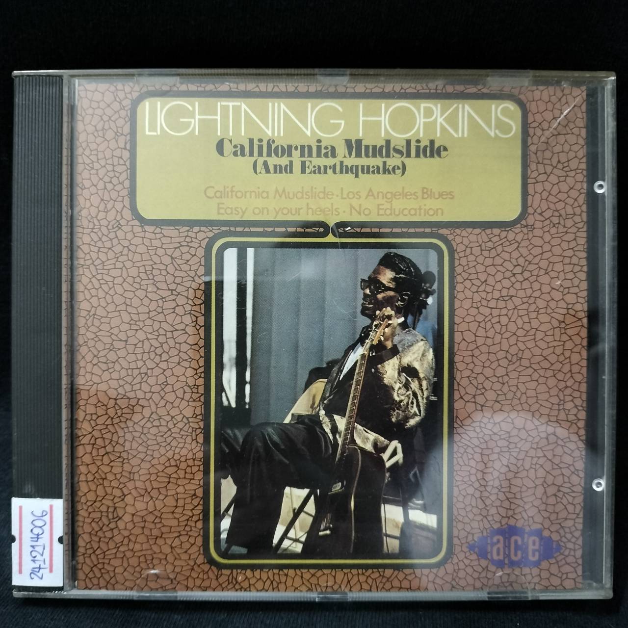 Lightning Hopkins – California Mudslide (And Earthquake) / UK / ปกในมีจุดเหลือง / มีรอยบ้าง