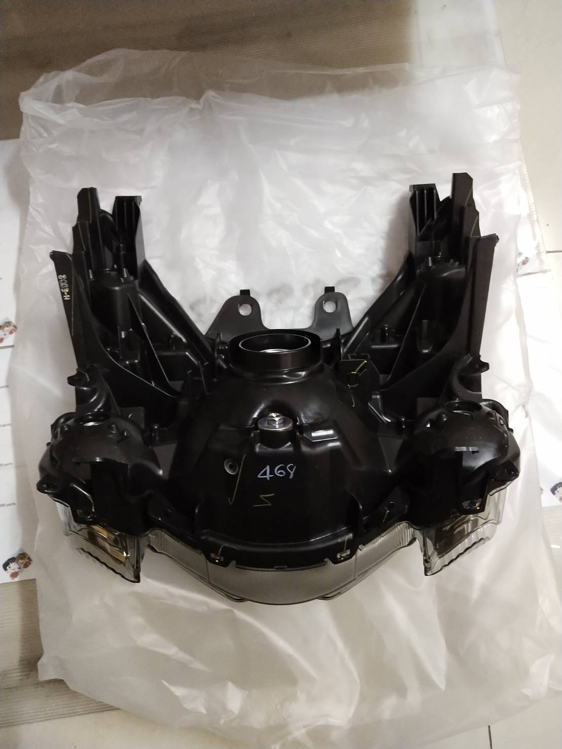 1PN-H430A-00 ชุดไฟหน้า (ไม่มีขั้ว,ไม่มีหลอด) สำหรับรุ่น MIO 125I Mio125i MX ปี2014 อะไหล่แท้ YAMAHA