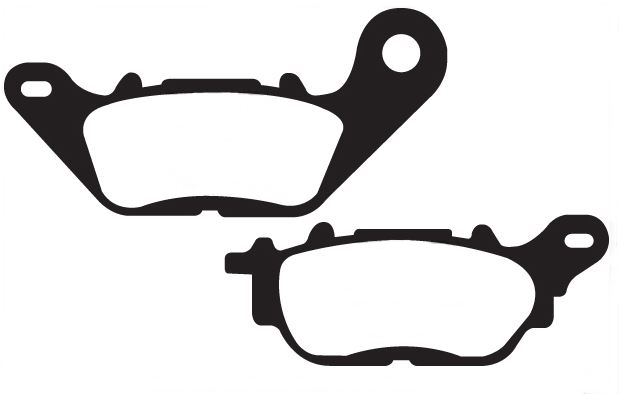 ผ้าเบรค Nexzter ปั้มหลัง สำหรับ X-Max 300