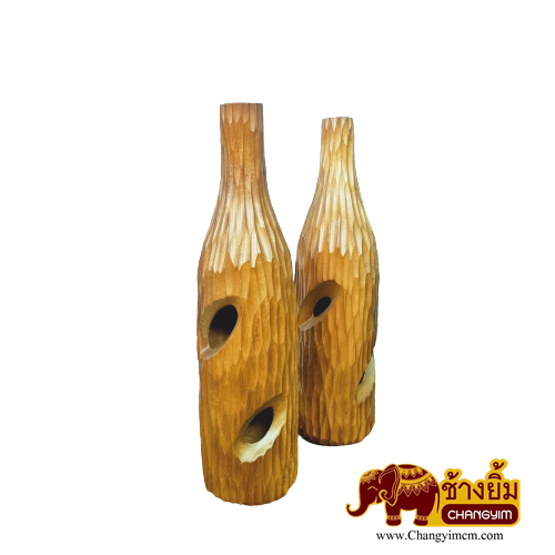 แจกันไม้มะม่วง ( A120 )สูง17นิ้ว