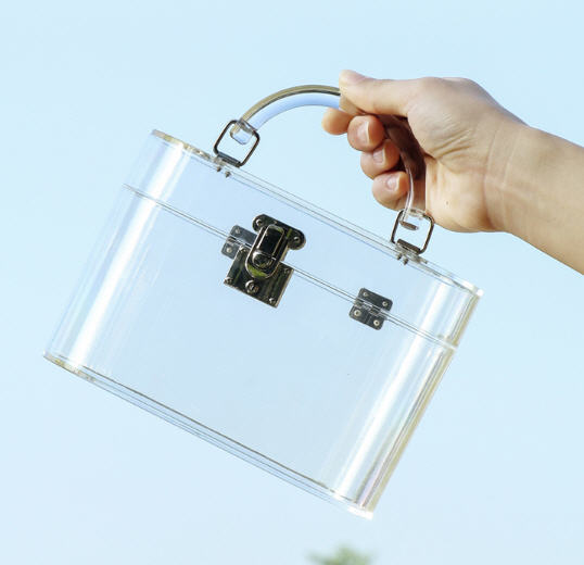 กล่องใส่ของ,กล่องอะคริลิคใส,กล่องใส่ของอะคริลิคใส,ขนาด18*12*9cm