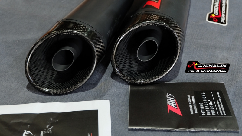 ท่อ Zard สลิปออนคู่ สีดำ สำหรับ Monster 937 (For Exhibition only)