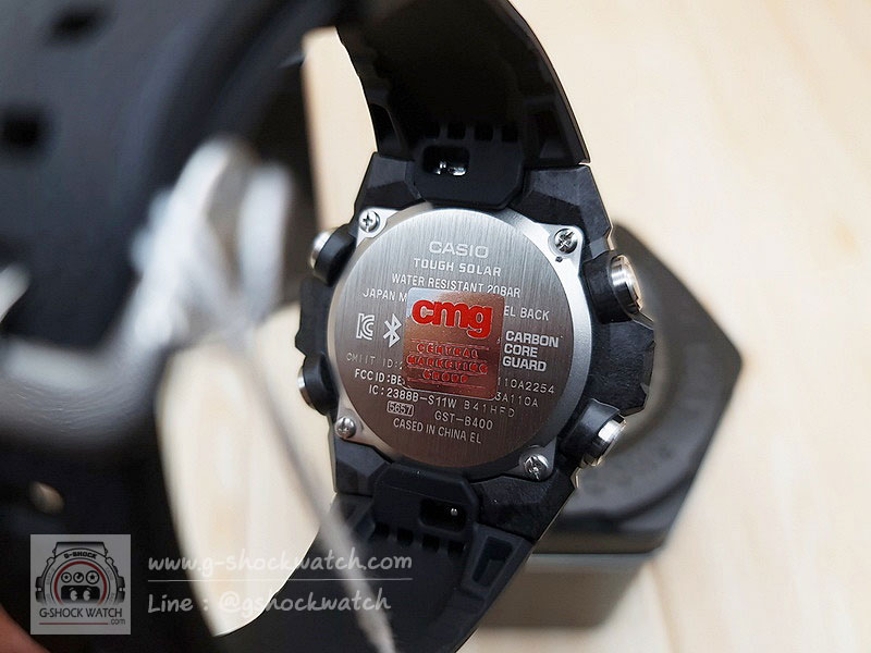 CASIO G-SHOCK นาฬิกาข้อมือ นาฬิกากันน้ำ นาฬิกาของแท้ ประกันศูนย์ CMG 1 ปี รุ่น GST-B400-1