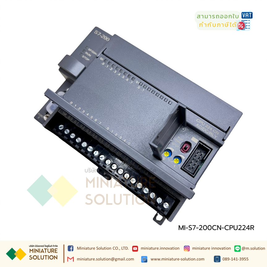 S7-200 CN PLC โมดูล รุ่น CPU224RXP AC/DC/RLY PLC relay output DI14 DO10 220AC Supply 214-1BD23-0XB0