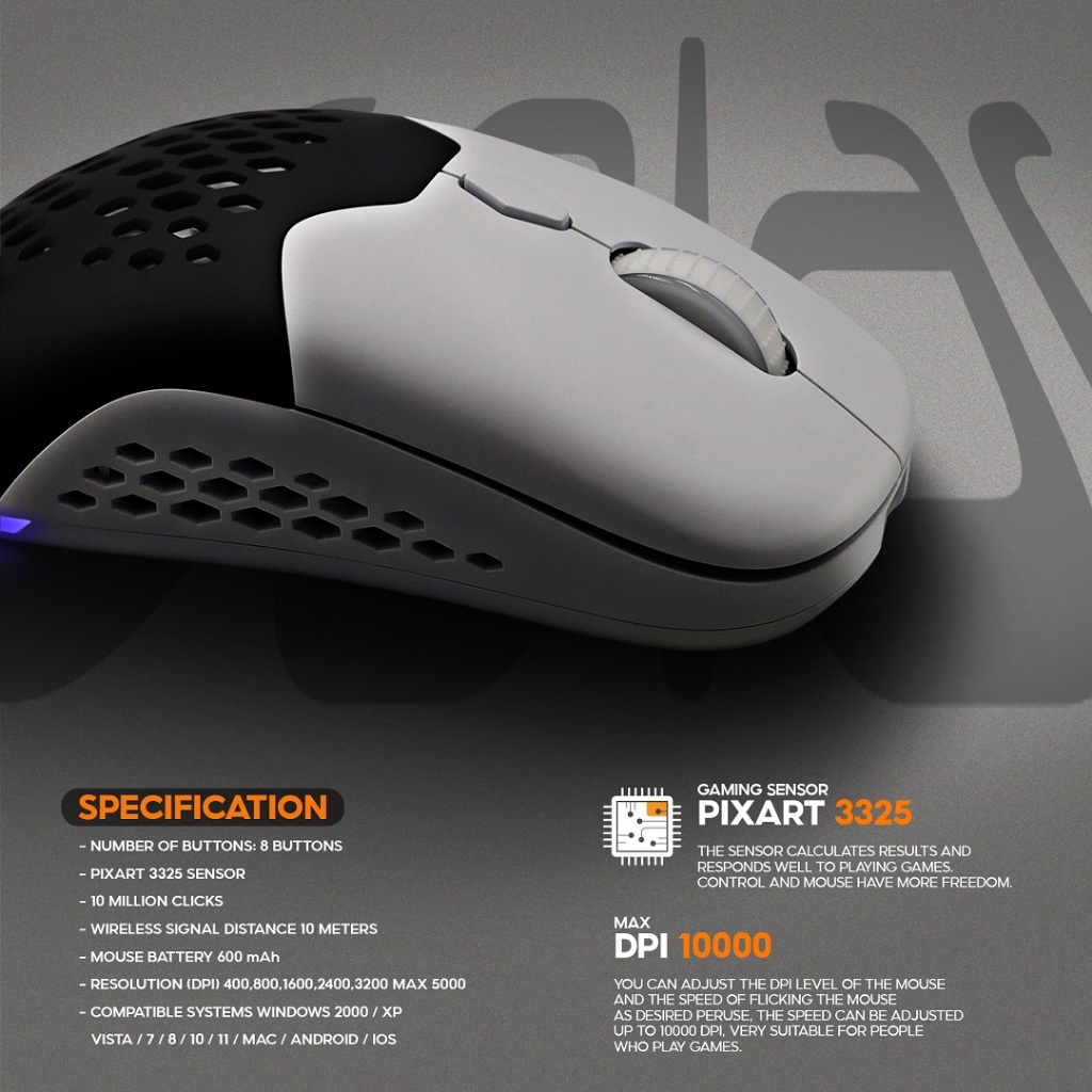 Neolution SOLAR WIRELESS GAMING MOUSE