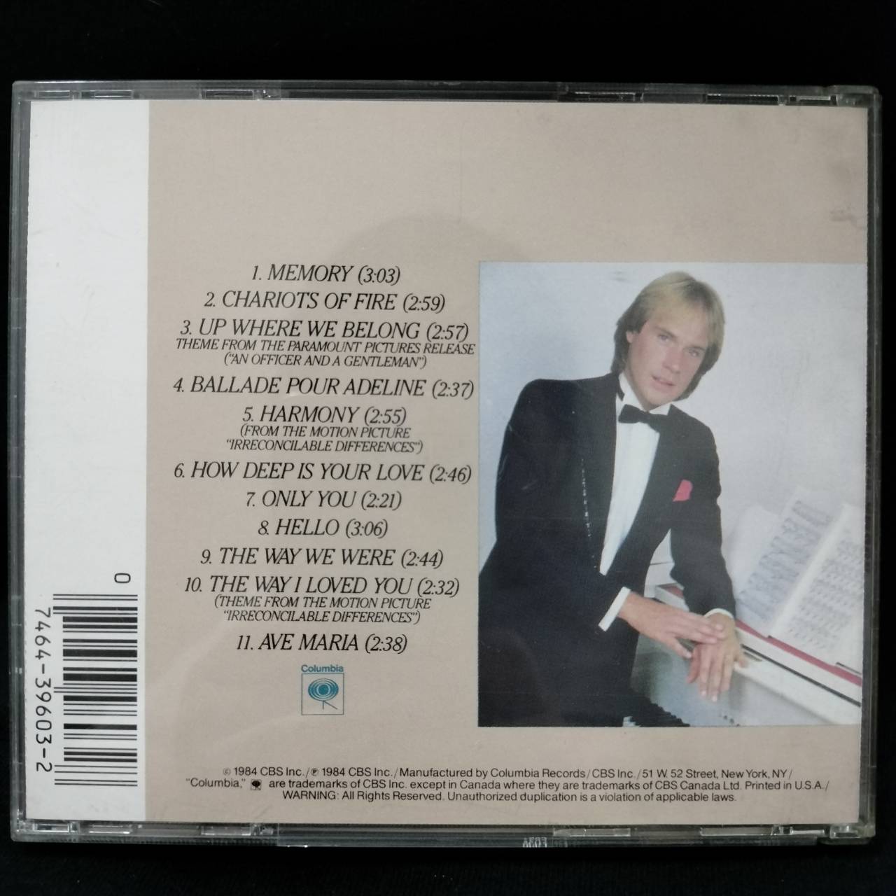 Richard Clayderman – Amour / USA / แผ่นสวย