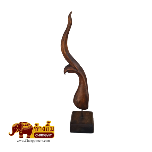 ช่อฟ้าปากนก สีโอ๊ค ( 14 นิ้ว )