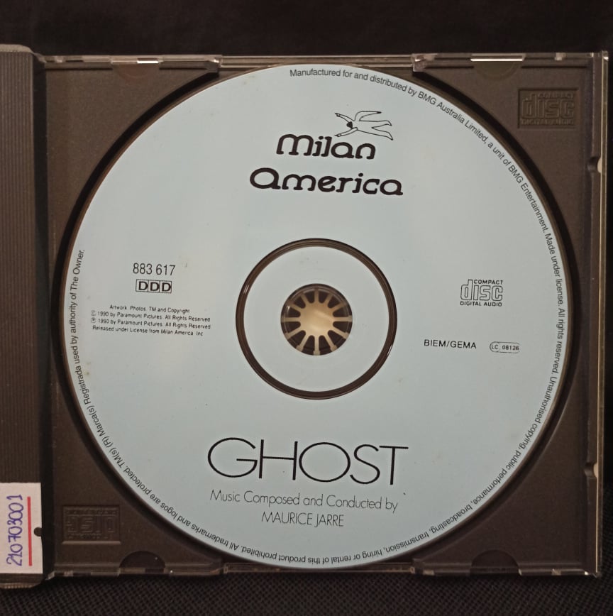 Maurice Jarre – Ghost (Original Motion Picture Soundtrack) / AUSTRALIA / เป็นรอยเล็กน้อย